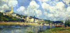 Alfred Sisley, The River at Saint Cloud 1870s