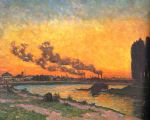 Armand Guillaumin 1841–1927 Sunset at Ivry 1873