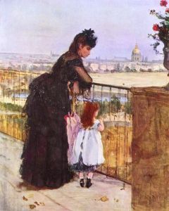 Berthe Morisot On the Balcony 1872