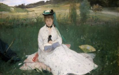 Berthe Morisot Reading 1873