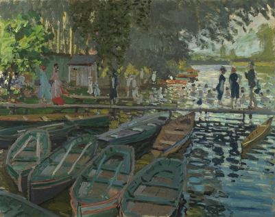 Claude Monet, Bathers at La Grenouillère, 1869