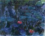 Claude Monet Nymphéas reflets de saule (1916–19)