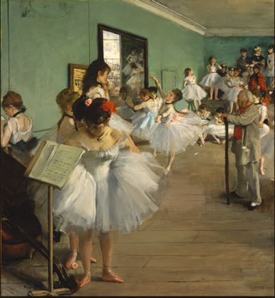 Edgar Degas, Dance Class, 1874