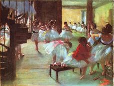 Edgar Degas, Dance Class (Ècole de danse), 1873