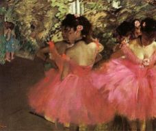 Edgar Degas, Dancers in pink, 1876