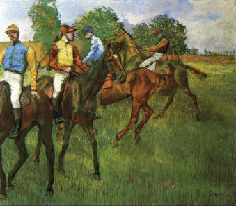 Edgar Degas, Race Horses, 1883-85
