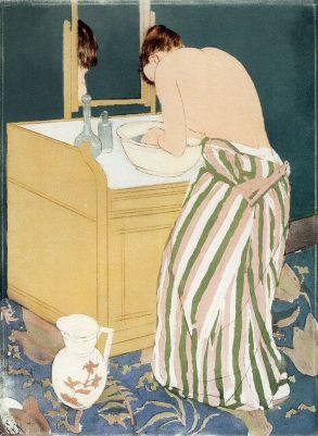 Mary Cassatt, Woman Bathing  c. 1890–91