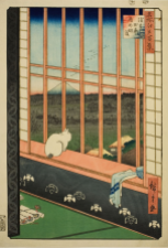 Utagawa Hiroshige, Asakusa Rice Field during the Cock Festival at Otori Shrine, 1857