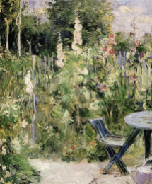 Berthe Morisot, Roses Trémiéres, 1880