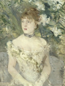 Berthe Morisot, Young woman in ball dress, c1879
