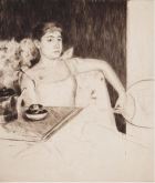 Mary Cassatt, Tea, 1890