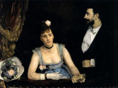 Eva Gonzalés, A Loge at the Theatre des Italians, 1874