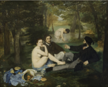 Edouard Manet, Le Déjeuner sur l'herbe, Luncheon on the Grass, 1863