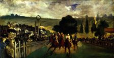 Edouard Manet, The Races at Longchamp, 1864