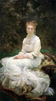 Marie Bracquemond, Woman in White, 1880