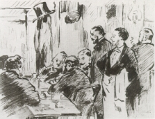 Manet, Au Café Guerbois, 1869