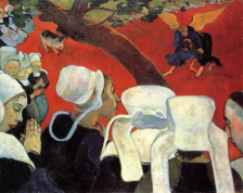 Paul Gauguin, The Vision after the Sermon, 1888