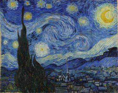 Van Gogh, The Starry Night, June 1889