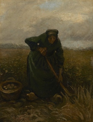 Vincent Van Gogh, Woman Lifting Potatoes, 1885