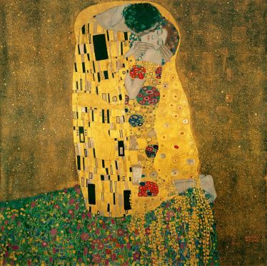 Gustave Klimt, The Kiss, 1908-09