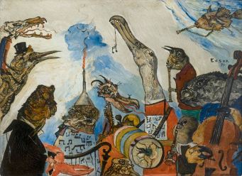 James Ensor, The Frightful Musicans, 1891