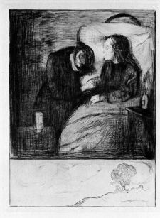 Edvard Munch, The Sick Child, 1895 (drypoint)