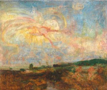 James Ensor, Adam and Eve expelled from Paradise, 1887