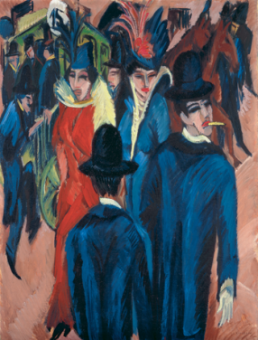 Ernst Ludwig Kirchner, Berlin Street Scene, 1913