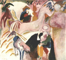 Wassily Kandinsky, Horses, 1909