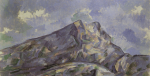 Paul Cezanne, La montagne Sainte-Victoire vue du bosquet de Chateau Noir , ca 1904